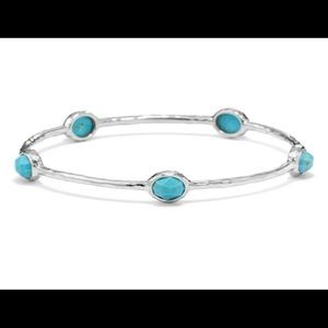 Ippolita silver and turquoise bangle bracelet
